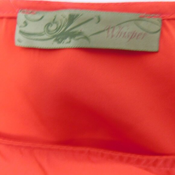 Women's Orange Dress Whisper Short Sleeves  Sz. L - Picture 6 of 7